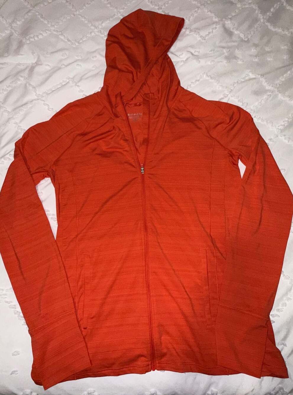 Athleta Pacifica Baja UPF Hooded Lightweight Full Zip Jacket Size M